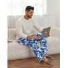 Ekouaer Mens Pajama Pants Lounge Pants with Pockets Soft Sleep Pants Loose Fit Pj Bottoms with Drawstring S-XXL(Blue Camouflage+green Camouflage)