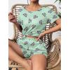 Ekouaer Women’s Pajama Sets Short Sleeve Pjs 2 Piece Top and Shorts Sleepwear Comfy Soft Lounge Sets with Pockets(Butterfly)