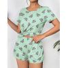 Ekouaer Women’s Pajama Sets Short Sleeve Pjs 2 Piece Top and Shorts Sleepwear Comfy Soft Lounge Sets with Pockets(Butterfly)