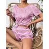 Ekouaer Women’s Pajama Sets Short Sleeve Pjs 2 Piece Top and Shorts Sleepwear Comfy Soft Lounge Sets with Pockets(Pink Floral Print)