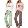 Avocado Green  Pink Leopard Print