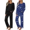 Black  Moon &Stars-navy