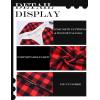 Ekouaer Christmas Onesie Women Sexy Pajamas Zipper Halloween Onepiece Bodycon Outfit Jumpsuit Costume S-XXL(Plaid Print)