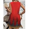 Ekouaer Nightgown for Women Tank Night Gown Sleeveless Sleep Shirt Button Night Shirt with Pockets Soft Sleep Dress(Floral Red)