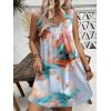 Ekouaer Nightgown for Women Tank Night Gown Sleeveless Sleep Shirt Button Night Shirt with Pockets Soft Sleep Dress(Tie Dye Green)