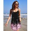 Ekouaer Nightgowns for Women Spaghetti Strap Sleepwear Sleeveless Sleep Dress with Pockets(Cherry Blossoms)
