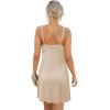 Ekouaer Women’s Nightgown Sleeveless Lace Chemise Sleepwear Ribbed Knit Night Dress(Champagne)