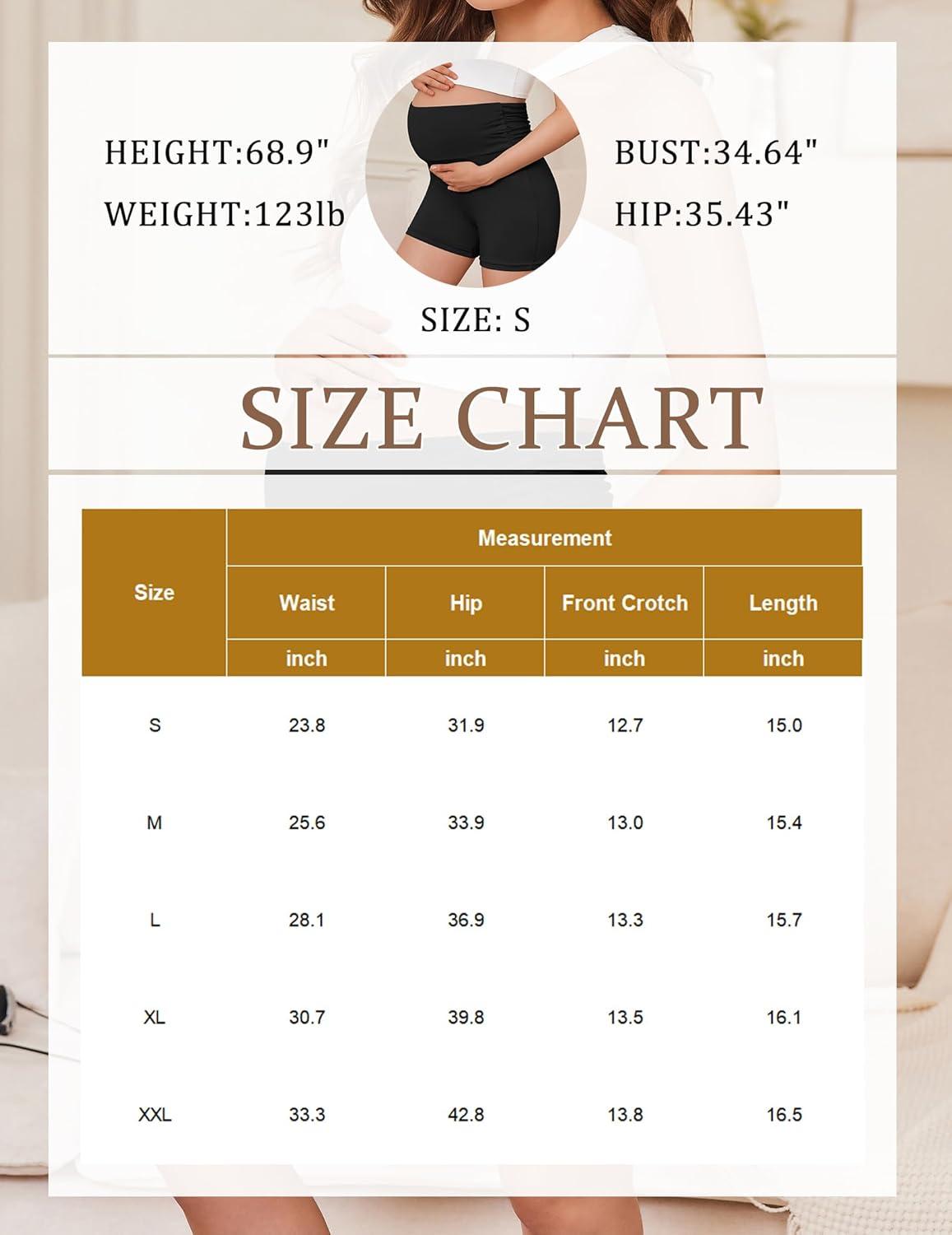 imageEkouaer 4 Pack Womens Maternity Shorts Pregnancy Biker Shorts Stretchy Workout Loungewear Mama ClothesBlackBlackBlackBlack