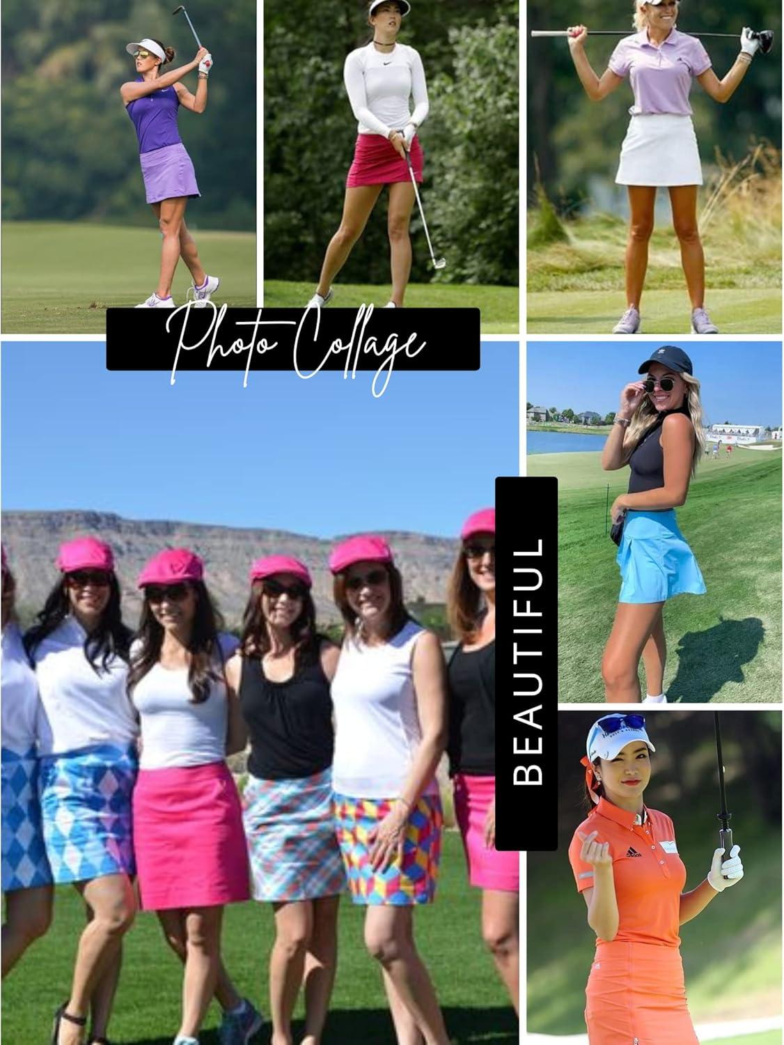 imageEkouaer Womens Active Performance Skort Lightweight Skirt for Running Tennis Golf Workout SportsViolets