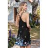 Ekouaer 2 Pack Nightgowns for Women Racerback Sleeveless Night Shirt Sexy Sleep Dress Spaghetti Strap Sleepwear S-XXXL(2 Pack-black/Black Butterfly)