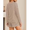 Ekouaer 3 Piece Waffle Knit Lounge Set for Women, Long Sleeve and Cami Top with Shorts Pajama Sets for All Seasons(Brown/White)