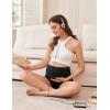 Ekouaer 4 Pack Women’s Maternity Shorts Pregnancy Biker Shorts Stretchy Workout Loungewear Mama Clothes(Black/Black/Black/Black)