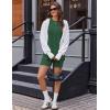 Ekouaer Biker Short Sets Womens 2 Piece Lounge Set 2026 Summer Matching Outfits Sleeveless Loungewear clothing(Dark Green)