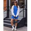 Ekouaer Biker Short Sets Womens 2 Piece Lounge Set 2026 Summer Matching Outfits Sleeveless Loungewear clothing(Royal Blue)