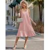 Ekouaer Cotton Nightgowns for Women Long Sleeveless Nightgown Victorian Sleep Dress with Pockets Night Shirt Lounge Dress(Light Pink)