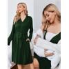 Ekouaer Maternity Nursing Gown and Robe Set Lace Nursing Nightgown for Breastfeeding Labor Delivery gowns for Hospital(Emerald Green)