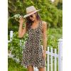 Ekouaer Nightgowns for Women Cotton Night Gown Tank Sleeveless Sleepshirt Racerback Nightdress Chemise Sleepwear S-XXXL(Leopard)