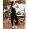 Ekouaer Overalls for Women Baggy Bib Jumpers Casual Sleeveless Jumpsuits One Piece Long Pant Rompers with Pockets 2026(Black)