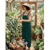 Ekouaer Overalls for Women Baggy Bib Jumpers Casual Sleeveless Jumpsuits One Piece Long Pant Rompers with Pockets 2026(Lake Green)