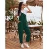 Ekouaer Overalls for Women Baggy Bib Jumpers Casual Sleeveless Jumpsuits One Piece Long Pant Rompers with Pockets 2026(Lake Green)