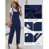 Ekouaer Overalls for Women Baggy Bib Jumpers Casual Sleeveless Jumpsuits One Piece Long Pant Rompers with Pockets 2026(Navy Blue)