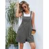 Ekouaer Overalls for Women Summer Rompers Short Jumpsuits Flowy Loose Fit Casual Beach Outfits with Pockets(Dark Grey-1)