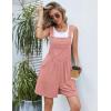 Ekouaer Overalls for Women Summer Rompers Short Jumpsuits Flowy Loose Fit Casual Beach Outfits with Pockets(Dirty Pink-1)