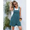 Ekouaer Overalls for Women Summer Rompers Short Jumpsuits Flowy Loose Fit Casual Beach Outfits with Pockets(Grey Blue-1)
