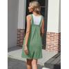 Ekouaer Overalls for Women Summer Rompers Short Jumpsuits Flowy Loose Fit Casual Beach Outfits with Pockets(Light Green-1)