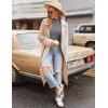 Ekouaer Thermal Turtleneck Shirt Women Ribbed Long Sleeve Mock Neck Tops Slim Fit Lettuce Trim Base Layer(Black/Grey)