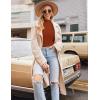 Ekouaer Thermal Turtleneck Shirt Women Ribbed Long Sleeve Mock Neck Tops Slim Fit Lettuce Trim Base Layer(Caramel)