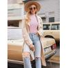 Ekouaer Thermal Turtleneck Shirt Women Ribbed Long Sleeve Mock Neck Tops Slim Fit Lettuce Trim Base Layer(Pink)
