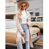 Ekouaer Thermal Turtleneck Shirt Women Ribbed Long Sleeve Mock Neck Tops Slim Fit Lettuce Trim Base Layer(White)