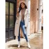 Ekouaer Women Turtleneck Tops Ribbed Long Sleeve Shirts Fall Fashion Base Layer Thermal Winter Clothes(Mocha)