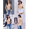 Ekouaer Women’s Long Sleeve Henley T Shirts Fall Button Tops Slim Fit Casual Blouse Soft Thermal Undershirts(Beige)