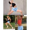 Ekouaer Womens Pajama Short Sets Lounge Sets for Women 2 Piece Soft Pjs Set Casual V Neck Sleepwear with Pockets(Light Blue)
