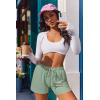 Ekouaer Womens Pajama Shorts 2026 Soft Sleep Shorts Casual Pj Short Comfy Pajama Short Summer Drawstring Pajama Bottoms(Light Green)