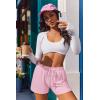 Ekouaer Womens Pajama Shorts 2026 Soft Sleep Shorts Casual Pj Short Comfy Pajama Short Summer Drawstring Pajama Bottoms(Pink)