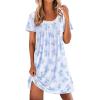 Floral Light Blue