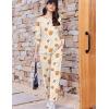 Ekouaer Womens Pajama Sets Cute Long Sleeve Pjs with Jogger Pants Soft Sleepwear Valentines Pajamas for Women Gifts XS-XXL(Apricot-cookie Milk)