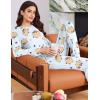 Ekouaer Womens Pajama Sets Cute Long Sleeve Pjs with Jogger Pants Soft Sleepwear Valentines Pajamas for Women Gifts XS-XXL(Light Blue-cake)