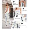 Ekouaer Womens Jumpsuit Sleeveless Casual Summer Overalls Jumpers Spaghetti Strap Baggy Long Pants Rompers with Pockets(Begie Blue Tie-dye)