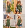 Ekouaer Women’s Maternity Tank Tops 3 Packs Sleeveless Nursing Tops V Neck Breastfeeding Shirts Pregnancy Clothes(Black / Pink / Army Green(3pcs))