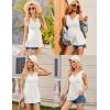 Ekouaer Women’s Maternity Tank Tops 3 Packs Sleeveless Nursing Tops V Neck Breastfeeding Shirts Pregnancy Clothes(Black / White / Beige(3pcs))