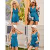 Ekouaer Women’s Maternity Tank Tops 3 Packs Sleeveless Nursing Tops V Neck Breastfeeding Shirts Pregnancy Clothes(Lake Green / Black / Lake Blue(3pcs))