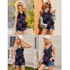 Ekouaer Women’s Maternity Tank Tops 3 Packs Sleeveless Nursing Tops V Neck Breastfeeding Shirts Pregnancy Clothes(Orange Pink / Gray-green / Floral Black(3pcs))