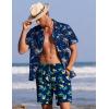 Ekouaer Mens Swim Trunks 7 Inch Quick Dry Breathable Board Shorts Beach Bathing Suit Lightweight Swimsuit Swimwear(Sunglass Pineapple)
