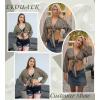 Ekouaer Women’s Swimsuit Cover Ups Tie Front Long Sleeve Top Kimono for Women Bikini Shirt Summer Cardigan(Leopard Print)