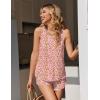 Ekouaer Womens Pajama Sets Sleeveless Tank Tops and Split Shorts Pjs Set Soft Comfy Summer 2 Piece Sleepwear(Leopard Pink)