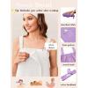 Ekouaer Towel Wrap for Women Spa Bath Robe Lightweight Terry Cloth Wrap Adjustable Shower Robe with Headband S-XL(White)
